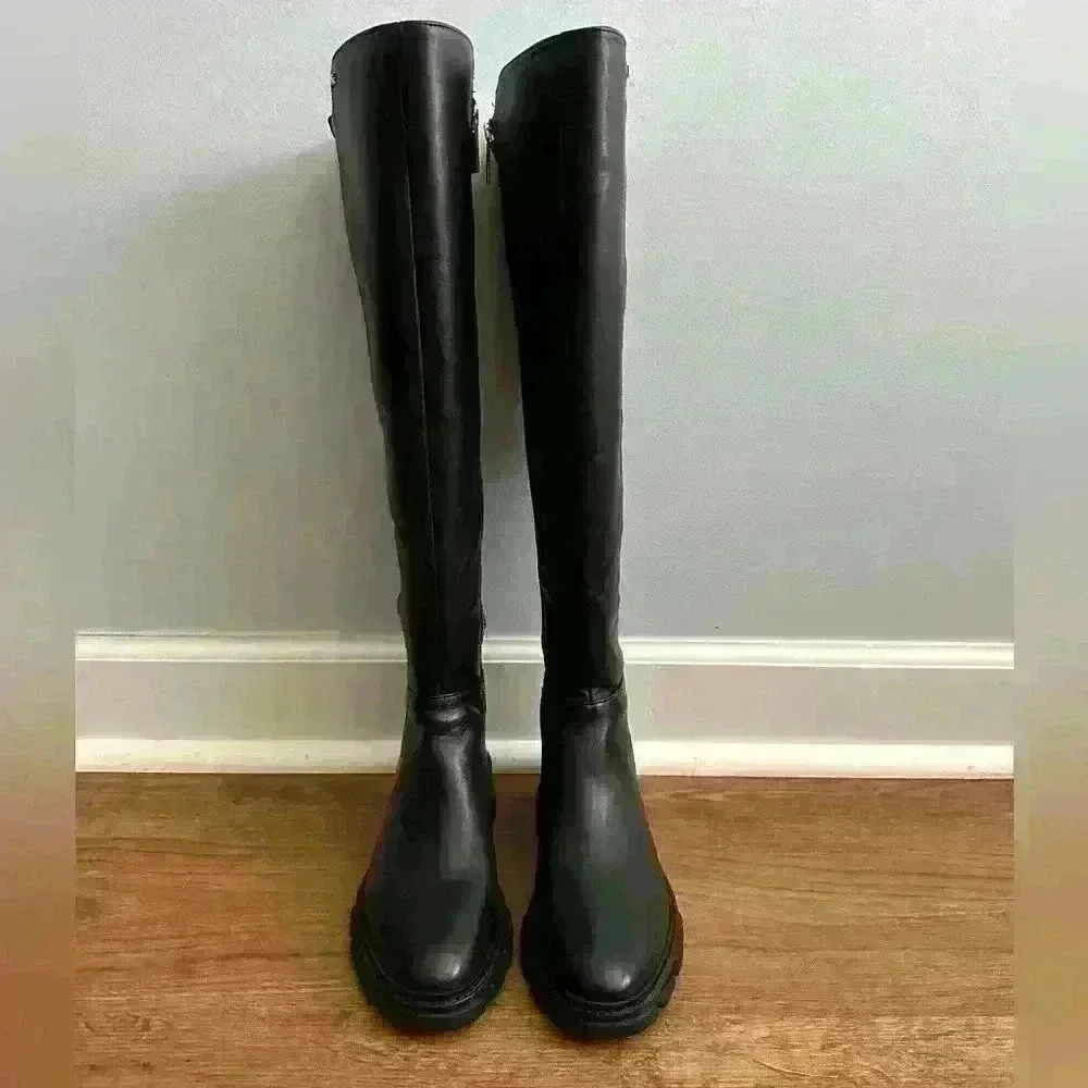 Michael Kors Ridley Leather Boot - Picture 2 of 5